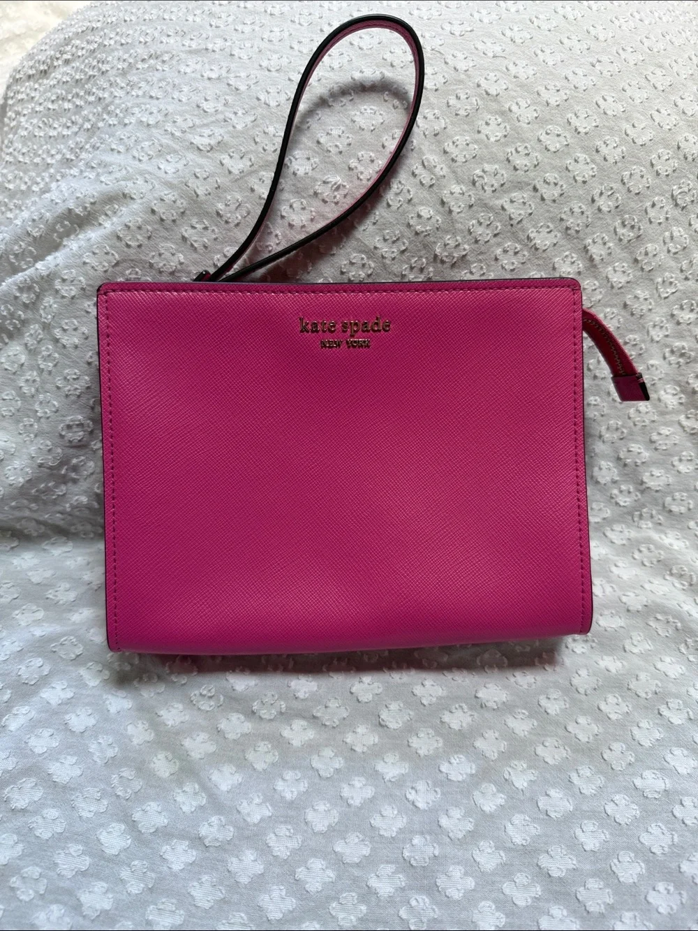 Kate Spade Pink Spencer Gussetted Wristlet